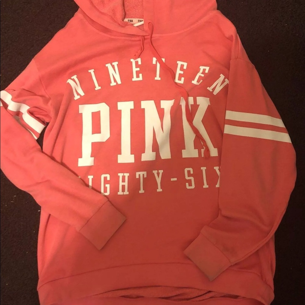 Pink hoodie